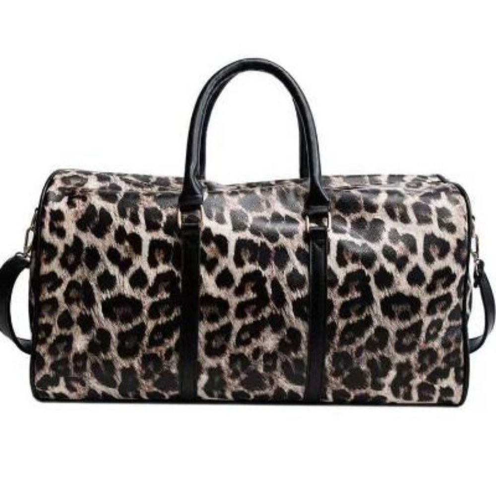 Wild Weekend Duffle Bag-Leopard